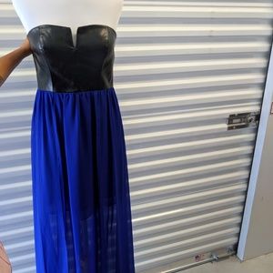 Arden B Strapless Evening Gown